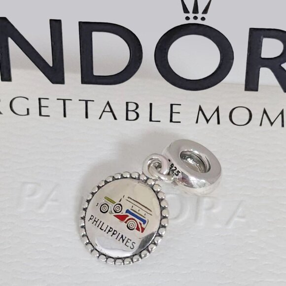 Pandora Philippine Jeepney Exclusive Dangle Charm Travel Vacation S925 Silver - Picture 1 of 9